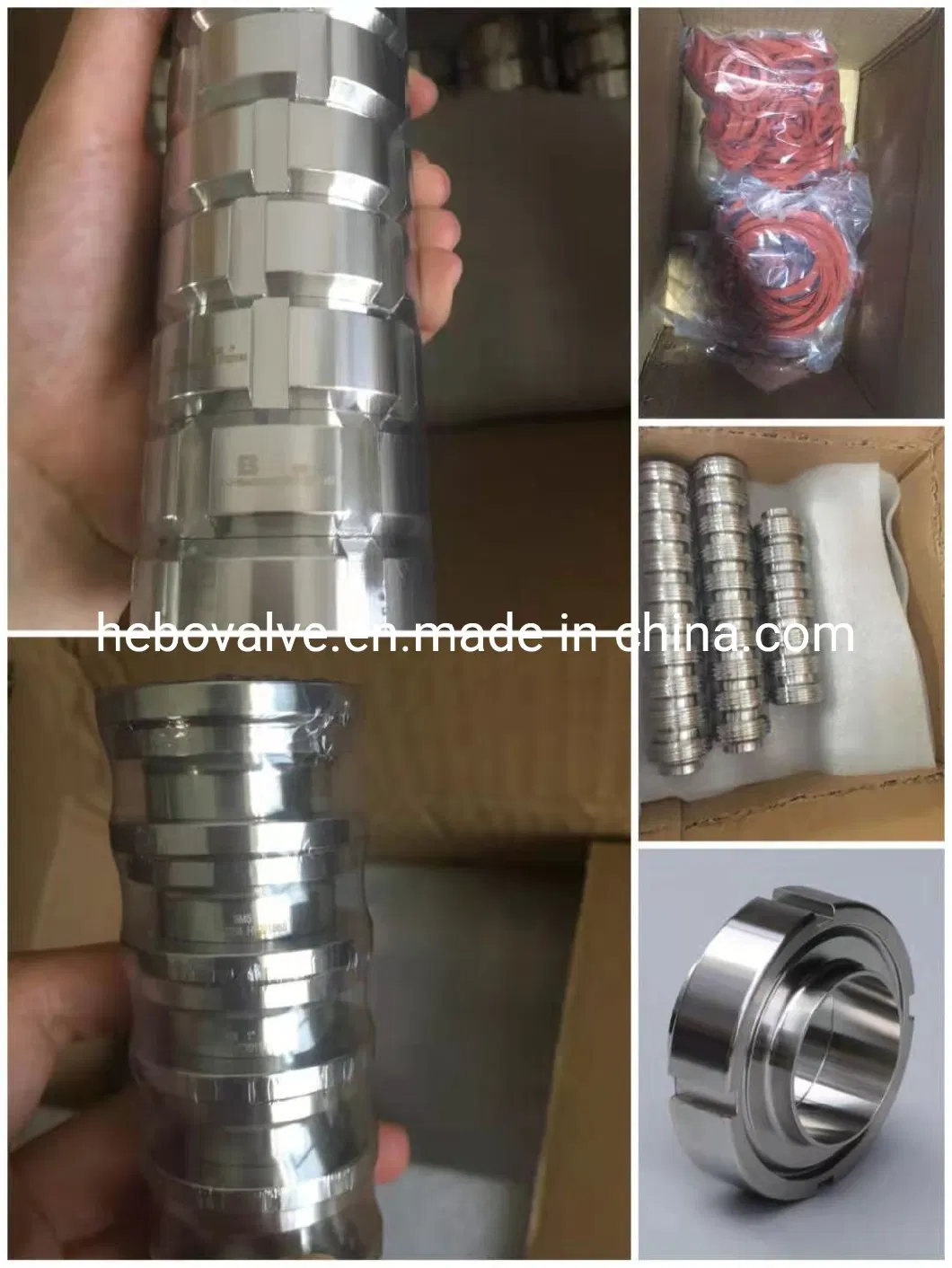 DIN Sanitary Stainless Steel Nut and Male for Union Customized Big Size